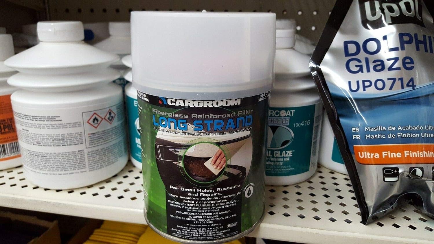 USC Cargroom Fiberglass Body Filler (Quart) 77050 Made in