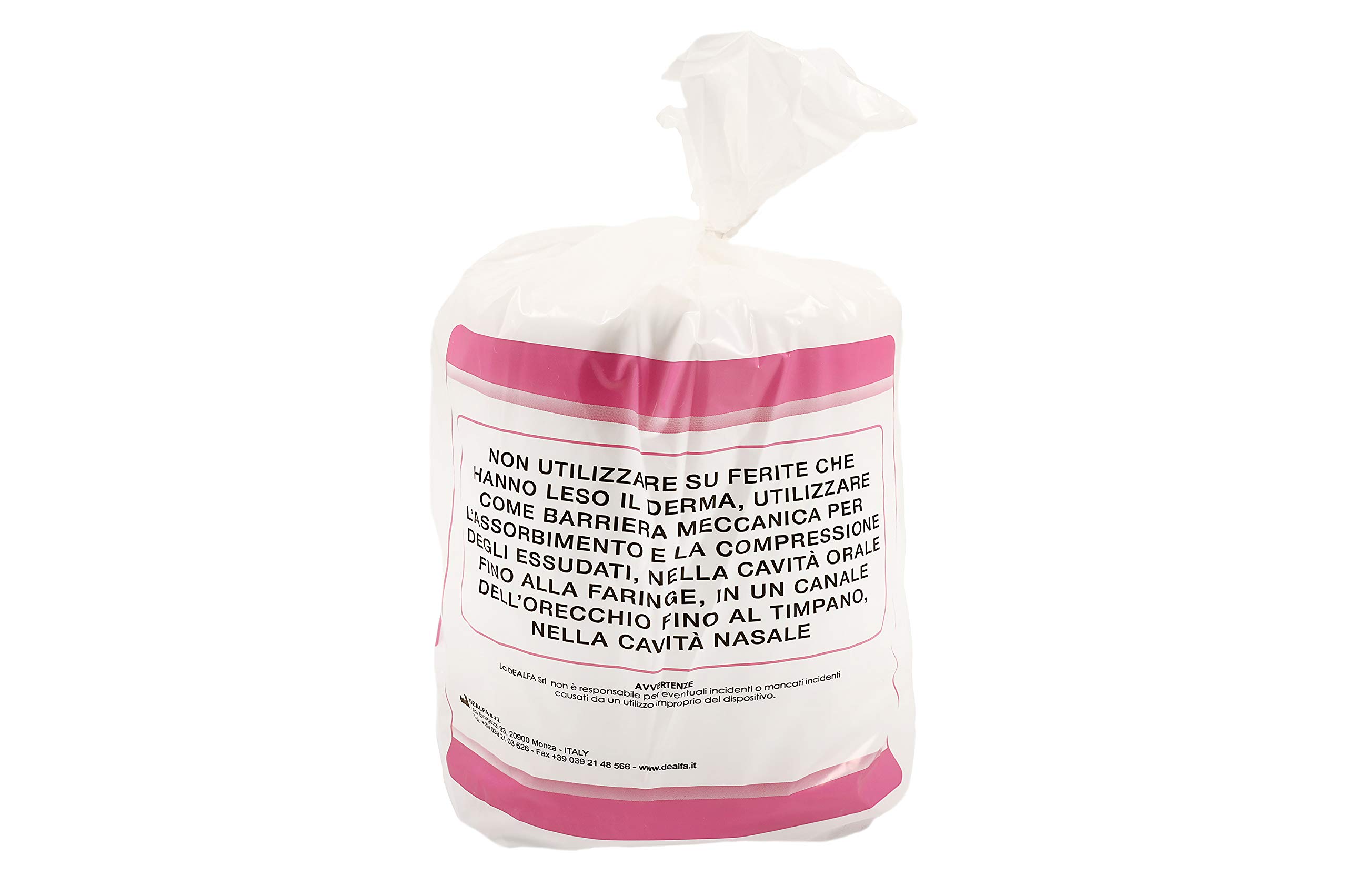 DEALFA Cotone Idrofilo QUALITA' ORO con Taglio ZIG ZAG - 100% Puro Cotone - Alta Assorbenza - Ideale per Pelli Sensibili - Monouso - Confezione da 1 Kg