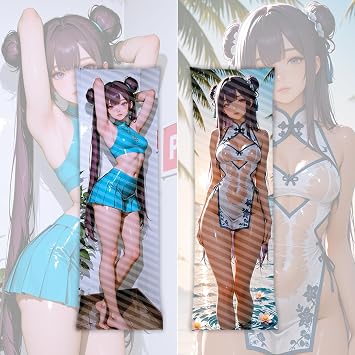 Cosplay Dakimakura Anime Cosplay Waifu 40x120cm Hugging Body Throw Pillow Case Cover for Bed Sofa