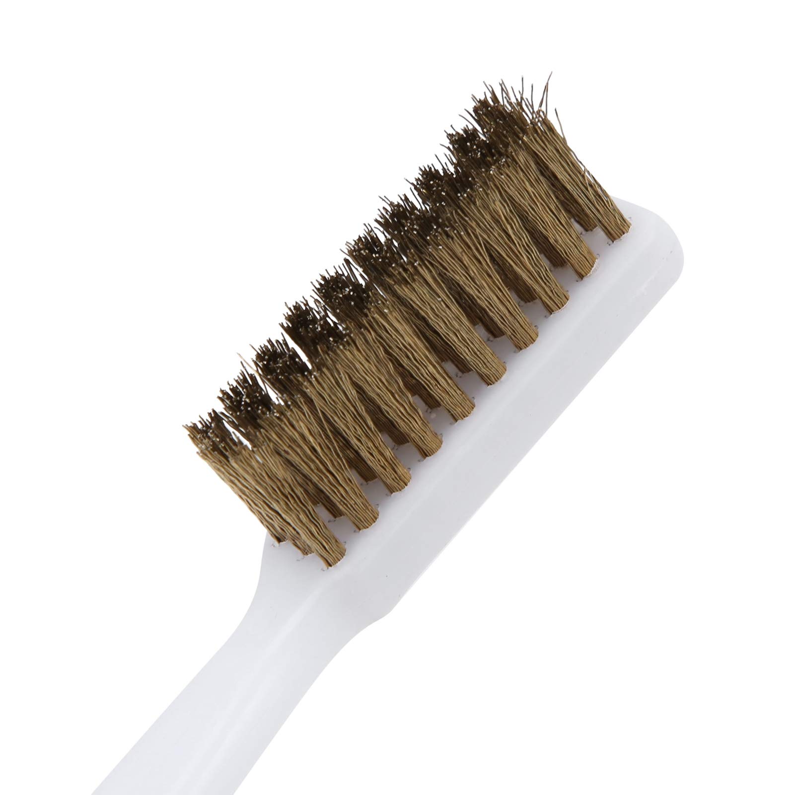 TOOLSGO 6Pcs Nozzle Cleaning Brush Derusting Copper Wire Industrial Maintenance Hand Operated Tools for Cleaning Welding Slag Convenient Storage