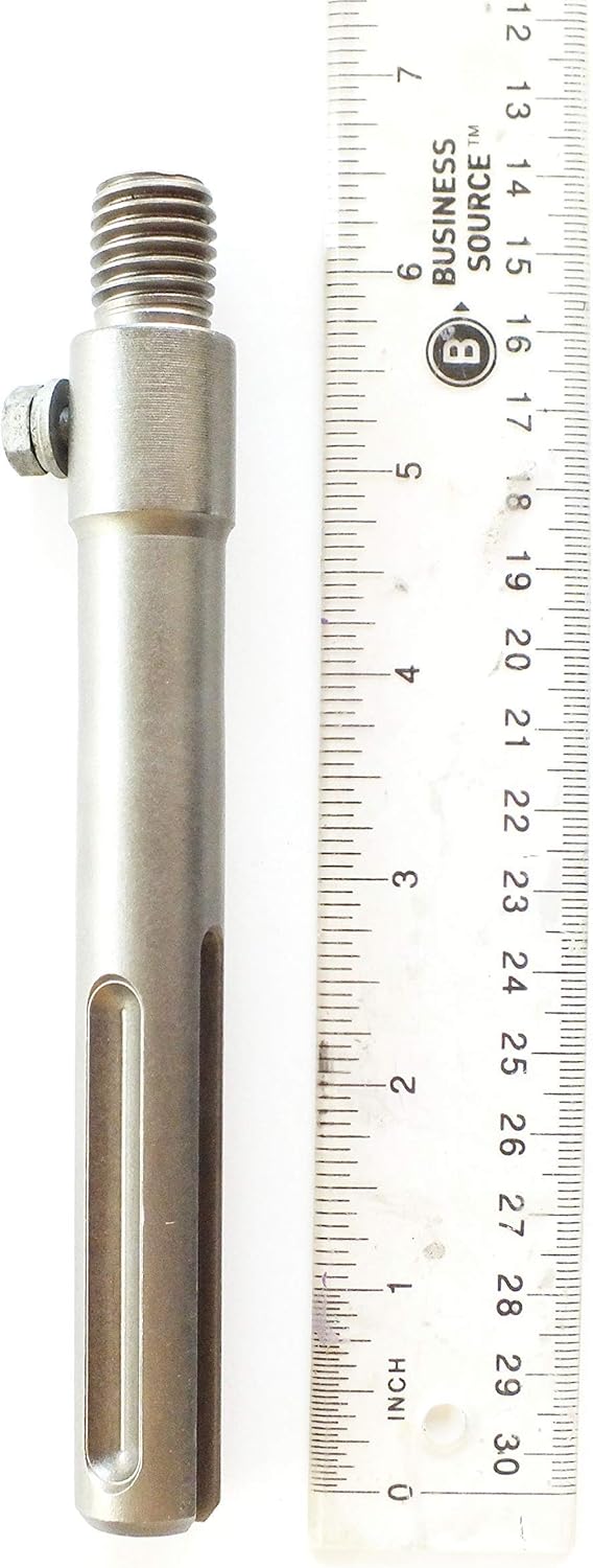 TechDiamondTools Core Bit Adapter, 5/8"-11 Threaded Male to SDS Max Shank for Hammer Drill