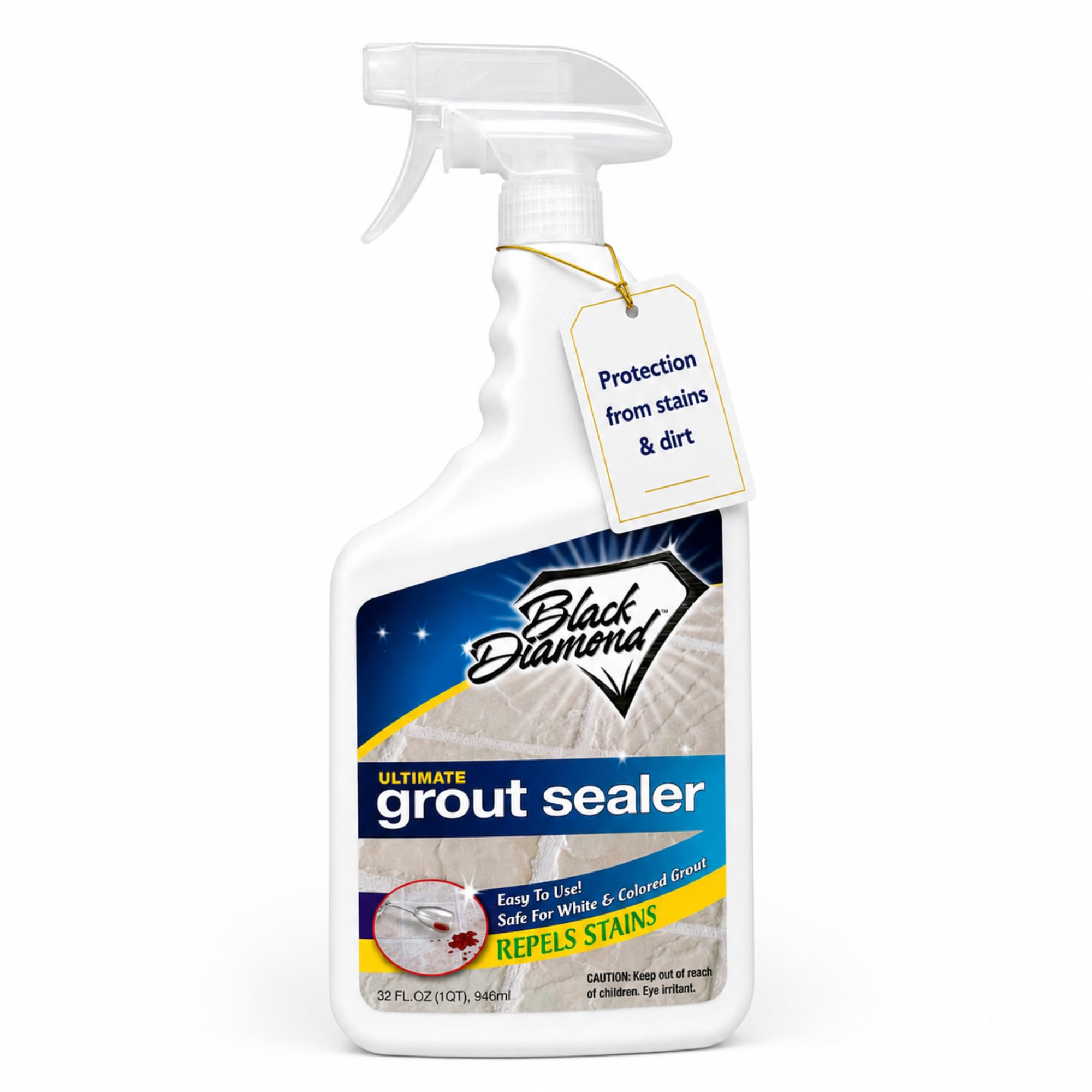 Ultimate Grout Sealer Professional Strength Tile, Stone & Grout Sealer | Showers, Floors & Backsplashes, Easy-Clean, Stain & Moisture Repellent, Low Odor Contractor Grade, Quart