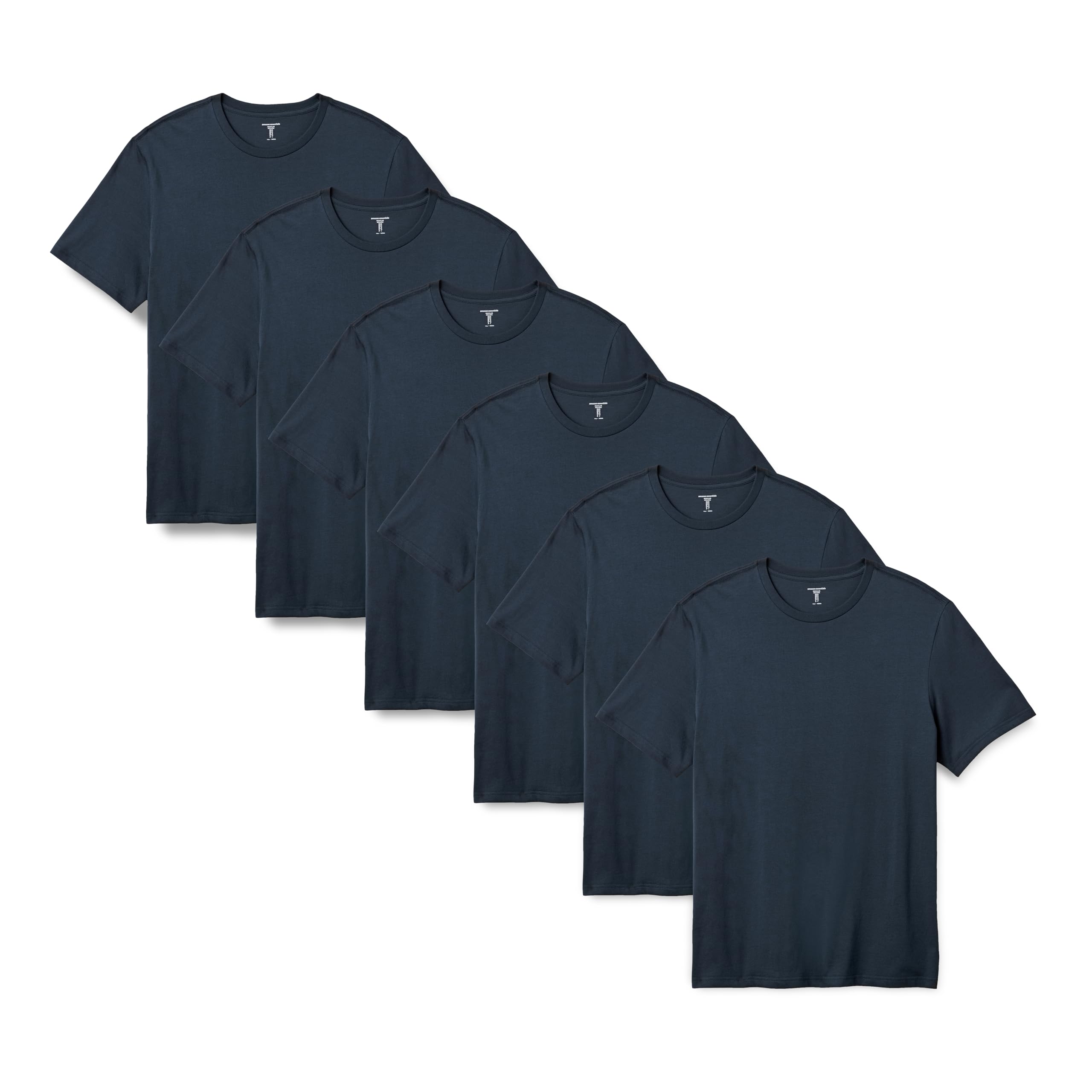 Amazon Essentials Herren T-Shirt mit kurzen Ärmeln und Rundhalsausschnitt in normaler Passform