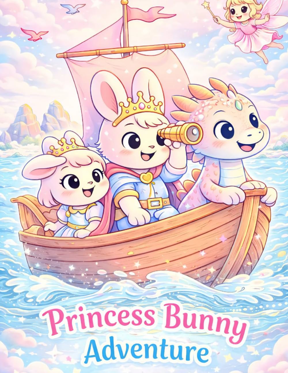 Princess Bunny Adventure: Fun & Relaxing Coloring Book for Girls Ages 8–12 | Princess, Fantasy, and Cute Adventures