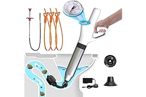 Effortless Toilet Clog Removal: Electric Plunger with One-Touch Power