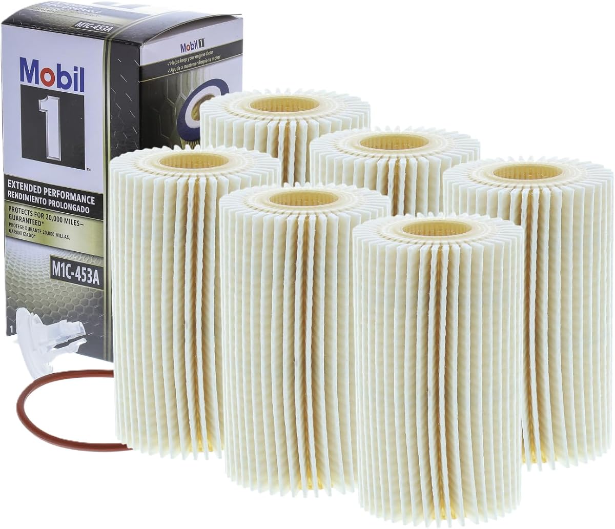 Mobil 1 M1C-453A Extended Performance Oil Filter | Synthetic Blend, High Efficiency 25,000 Mile Protection