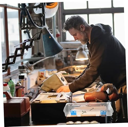 Miniatura 3 de Didiseaon Caja organizadora de piezas pequeñas, caja de almacenamiento de tornillos, organizador de caja de herramientas, fácil de abrir y cerrar,