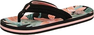 Girl's Kids Ahi Sandal Hibiscus, Size 4/5