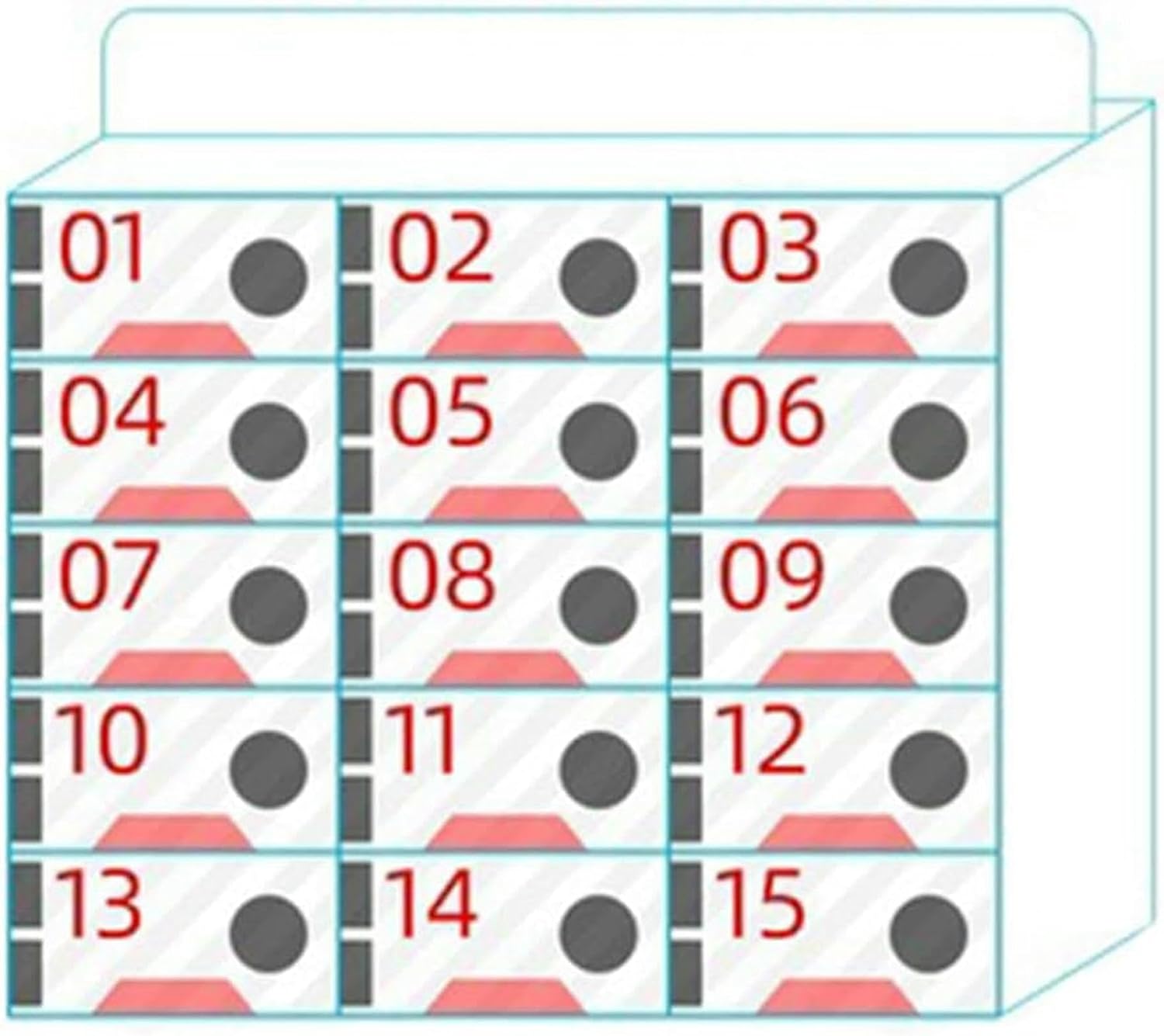 Wall-Mounted Acrylic Cell Phone Storage Locker with Charging Port, Secure Mobile Phone Cabinet with Door Locks & Keys for Office, School, and Home Use