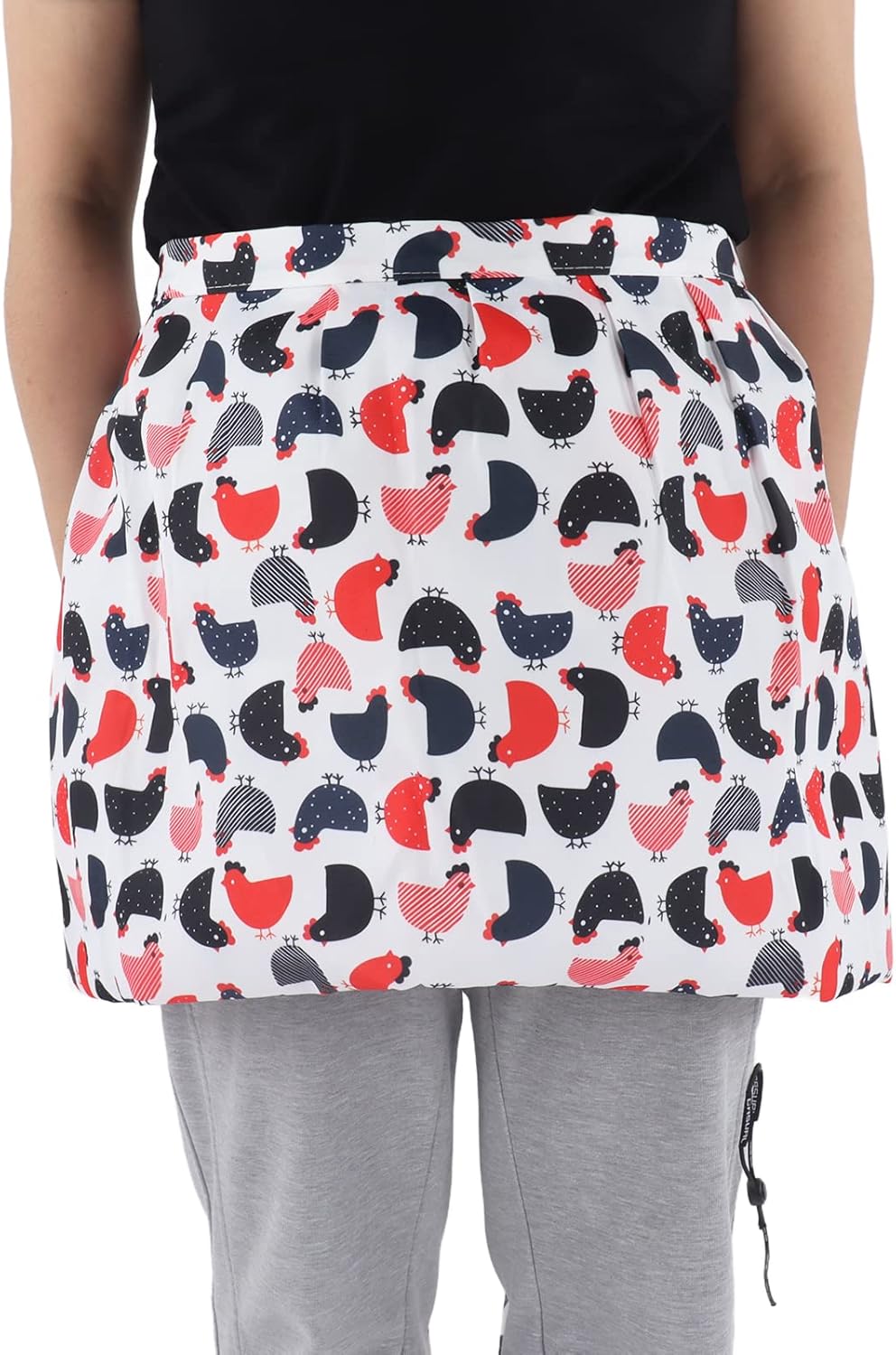 Garden Harvest Apron, Adjustable Waistband, Hands Fruit Picking Apron with Large Pocket, Lightweight Polyester Fabric for Weeding Vegetable Gathering in Orchard Gar