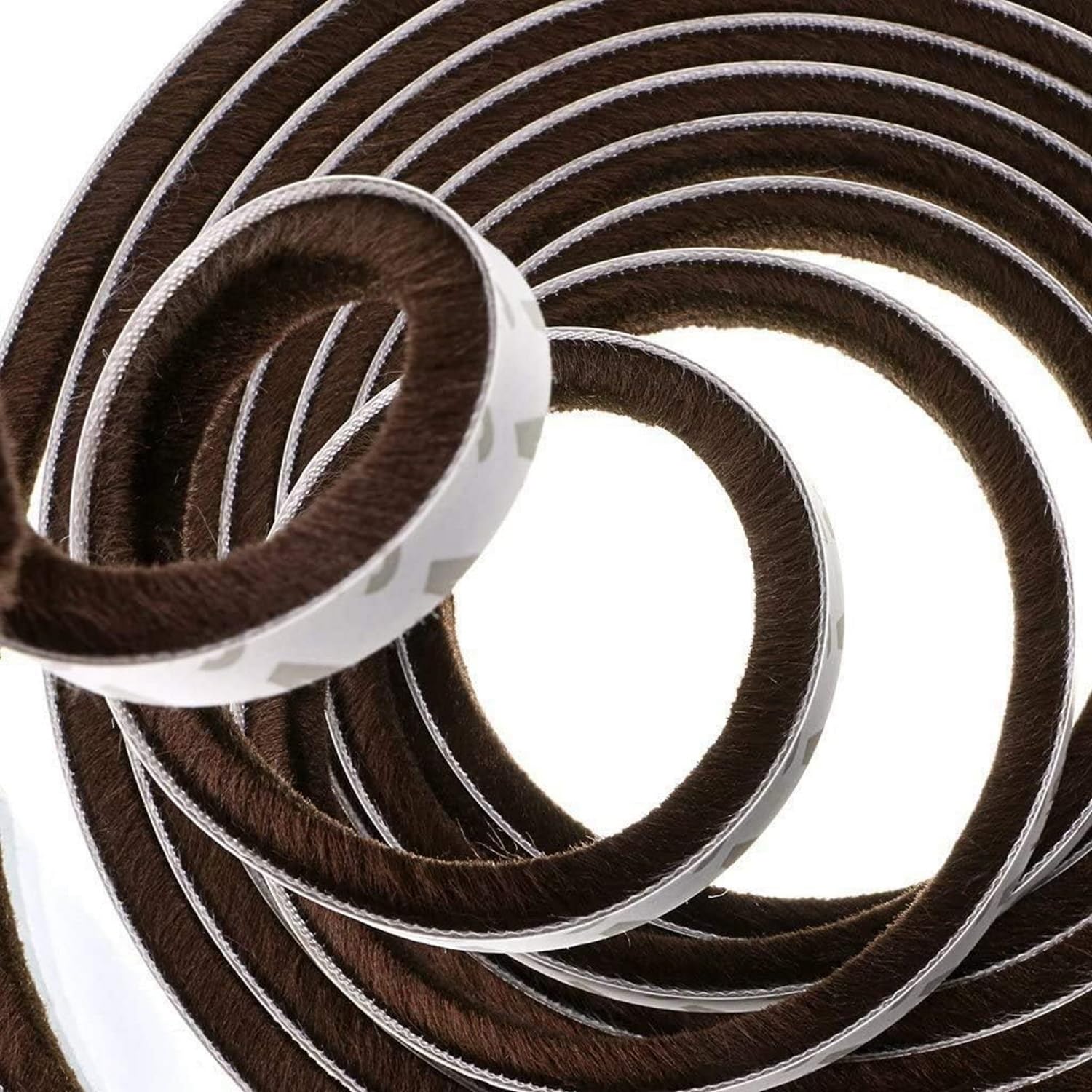 Biella™ Window Weather Seal Strip - Self-Adhesive Noise Reduction Brush Seal for Sliding Windows/Doors Frame Side,Hinged Doors/Windows