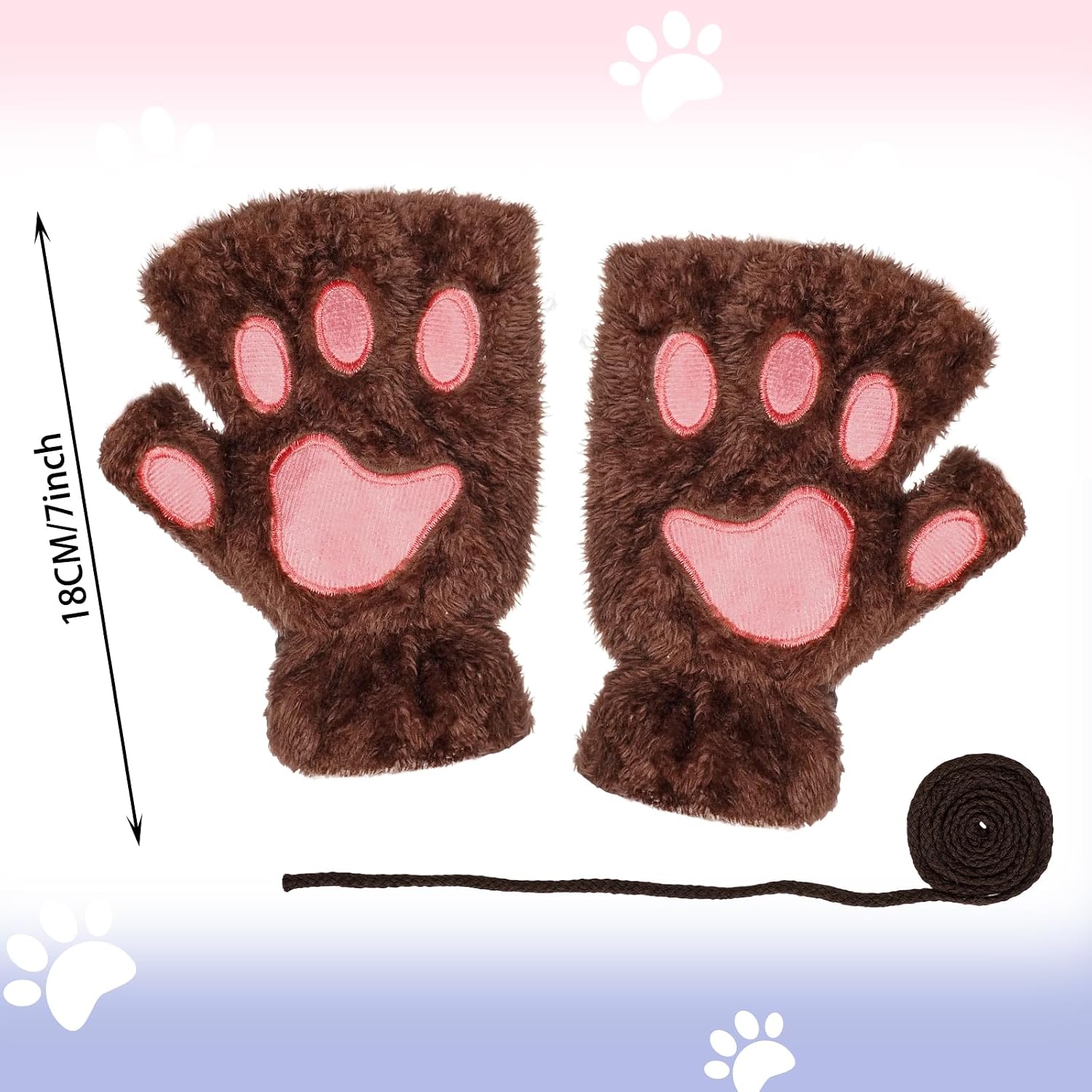 choyaxo Cat Paw Gloves for Halloween Cosplay Costume image 2