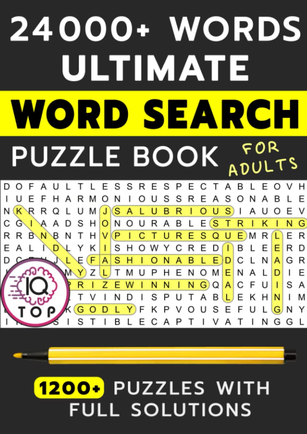 24 000+ Words Ultimate Word Search Puzzle Book for Adults: 1200+ Puzzles with Full Solutions (Adults edition)