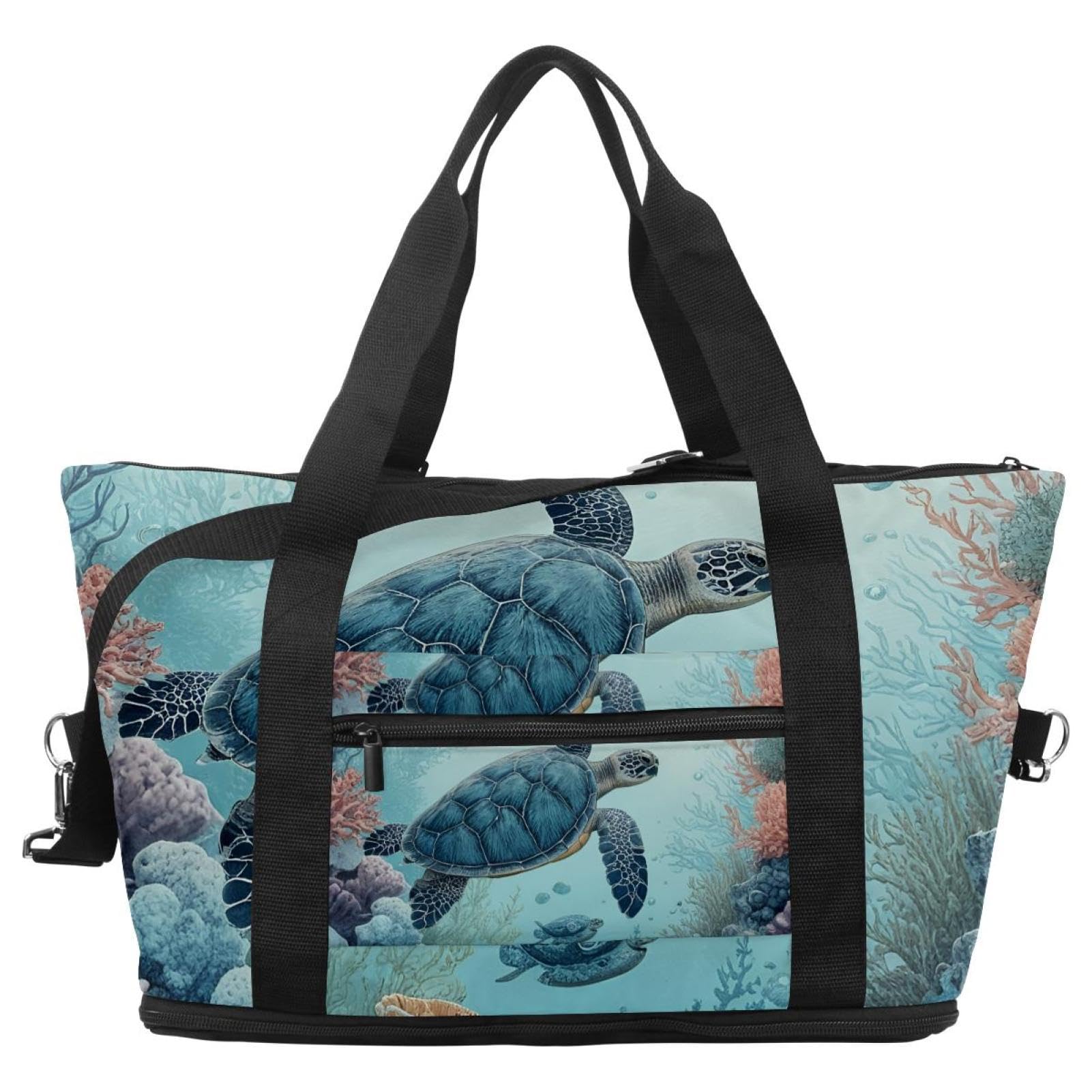 Reisetasche Libelle, erweiterbare Wochenendtasche, Übernachtungstasche, wasserdicht, Sport, Fitnessstudio, Krankenhaus-Tasche, Mehrfarbig 4, Eine Größe, Reisetasche