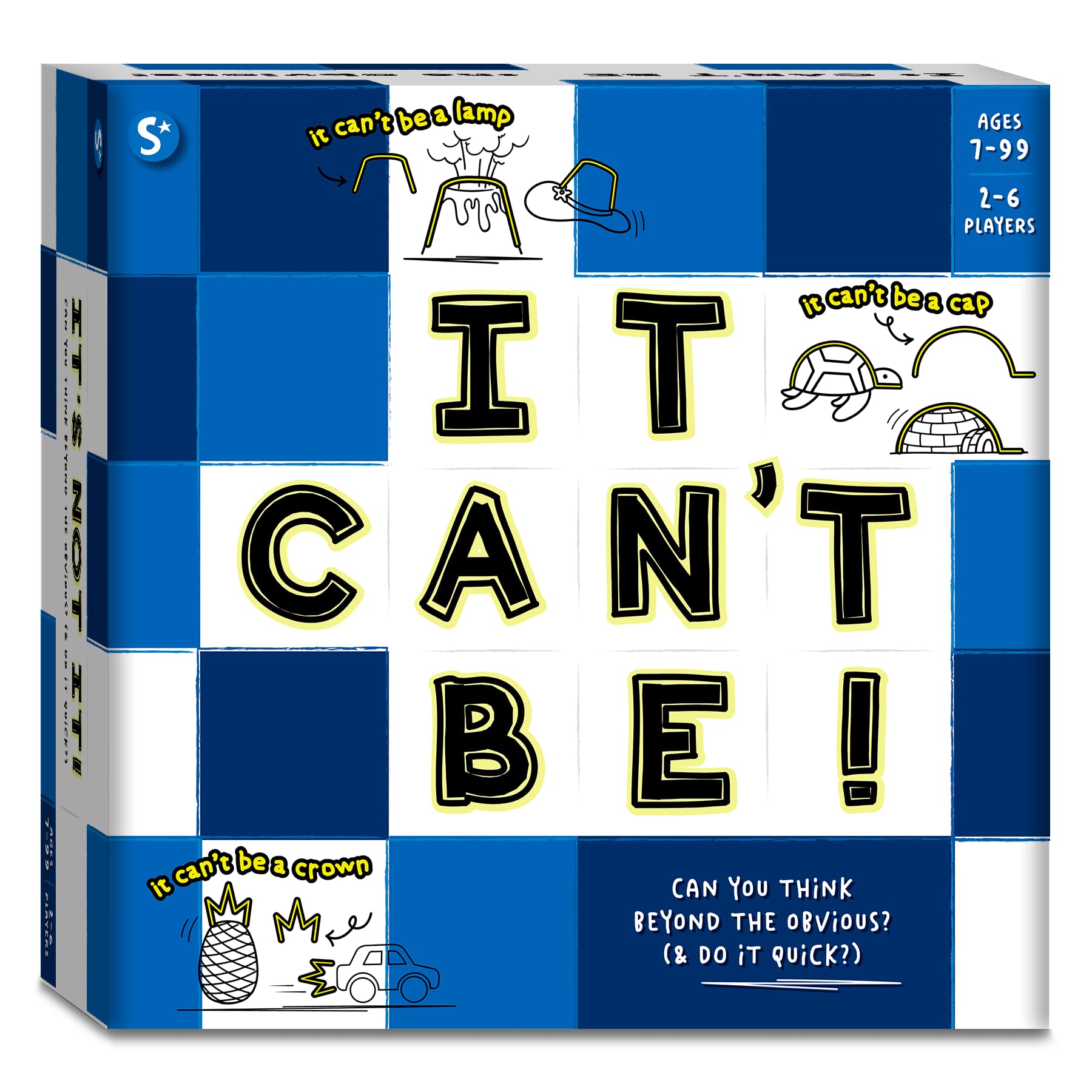 Skillmatics Card & Board Game - It Can't Be, Fast-paced Fun, Hilarious Drawing Game, Perfect for Families, Parties, and Game Nights, Race to Doodle, Gift for Kids, Teens, Adults Ages 7, 8, 9, 10 & Up