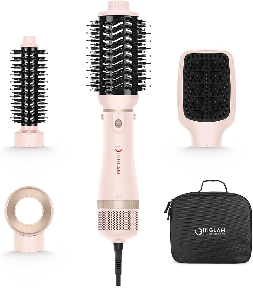 IG INGLAM 4-in-1 Blow Dryer Brush: The All-in-One Tool for Salon Blowouts at Home