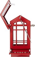 Vista 3 de Woodlink 991084 Chateau - Comedero para pájaros con semillas resistente a las ardillas, 12 pulgadas de alto, rojo