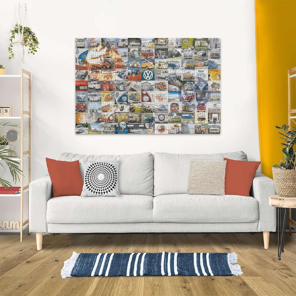 Ravensburger - Puzzle 3000 Piezas Furgonetas Volkswagen | Puzzle Adultos | Rompecabezas Adultos | para Toda La Familia | 121x80 Cm | Regalo Adulto