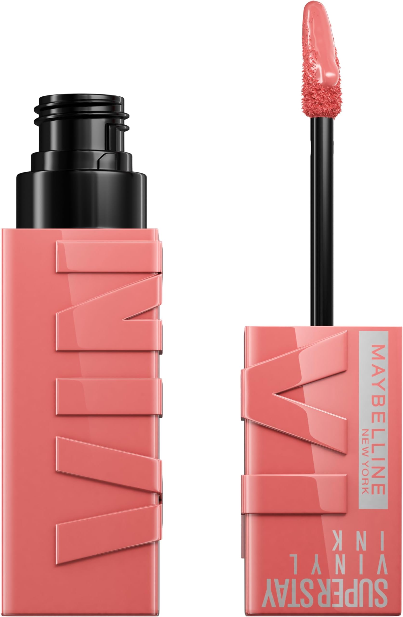 New York Super Stay Vinyl Ink Nudes Longwear Transfer Proof Gloss Lipstick, Charmed