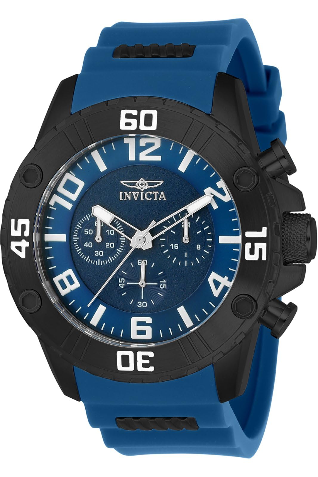 Invicta Silicone Pro Diver Analog Blue Dial Men Watch-22701, Blue Band (B01HXP47JE) Amazon Price History, Amazon Price Tracker