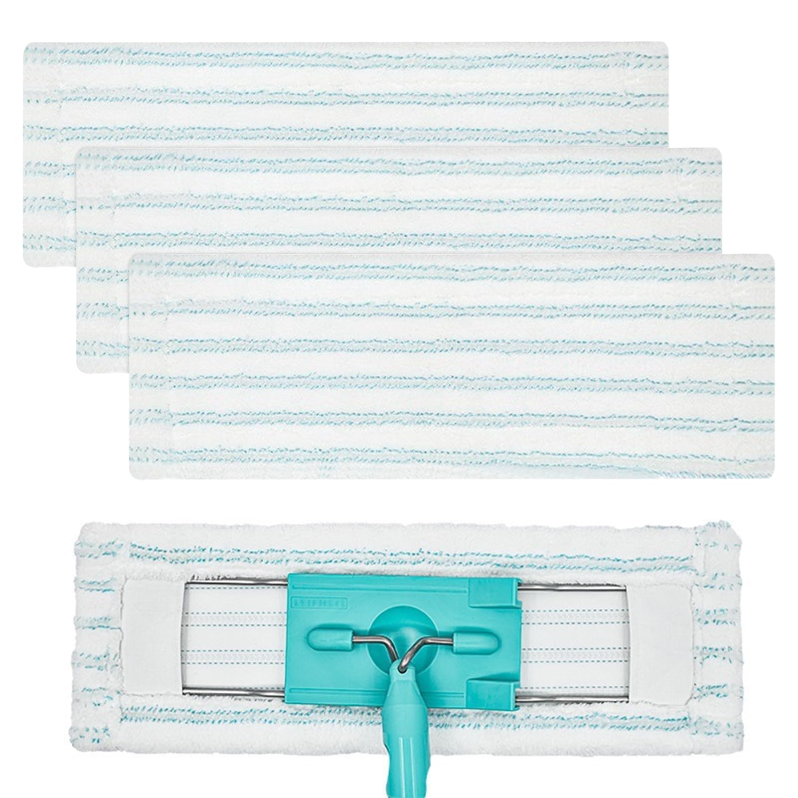 3 Replacement Mop Covers for Leifheit Profi XL Micro Duo, Floor Mop Replacement Cover for Leifheit Profi XL, Removes Stains Quickly, Efficient Microfibre Replacement Cover for All Floors