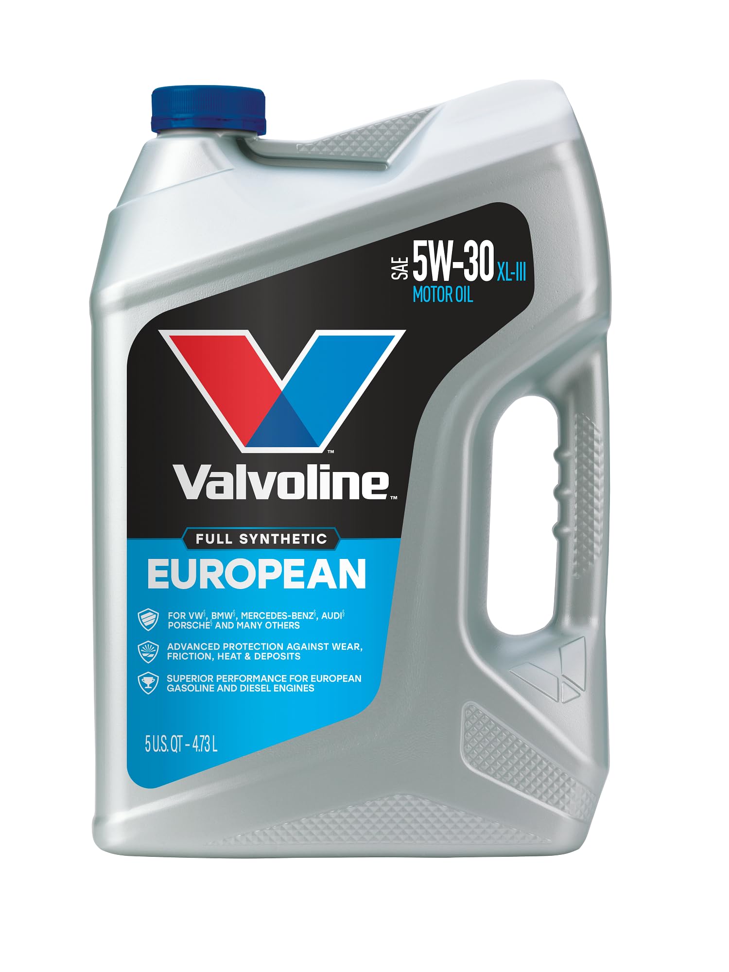 European Vehicle Full Synthetic 5W-30 XL-III Motor Oil 5 Quart