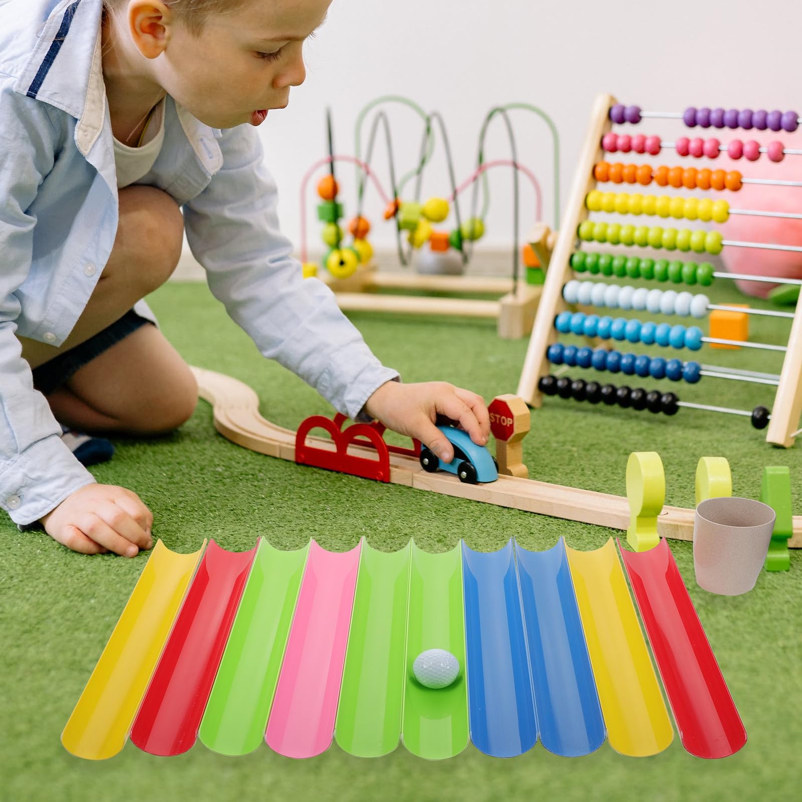 Jeu Relais à Rainure en U pour Garçon et Filles, Entraînement d'Équipe