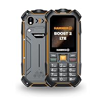 HAMMER Boost 2 LTE telefono rugged 4G IP68, cellulare da lavoro con tasti grandi