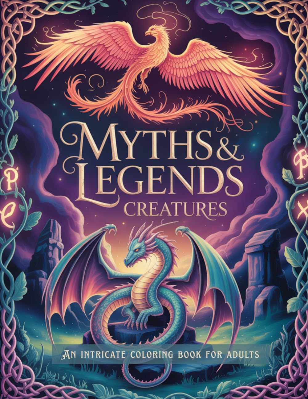 Myths & Legends: Creatures: An Intricate Coloring Book for Adults (Myths & Legends Coloring Books)