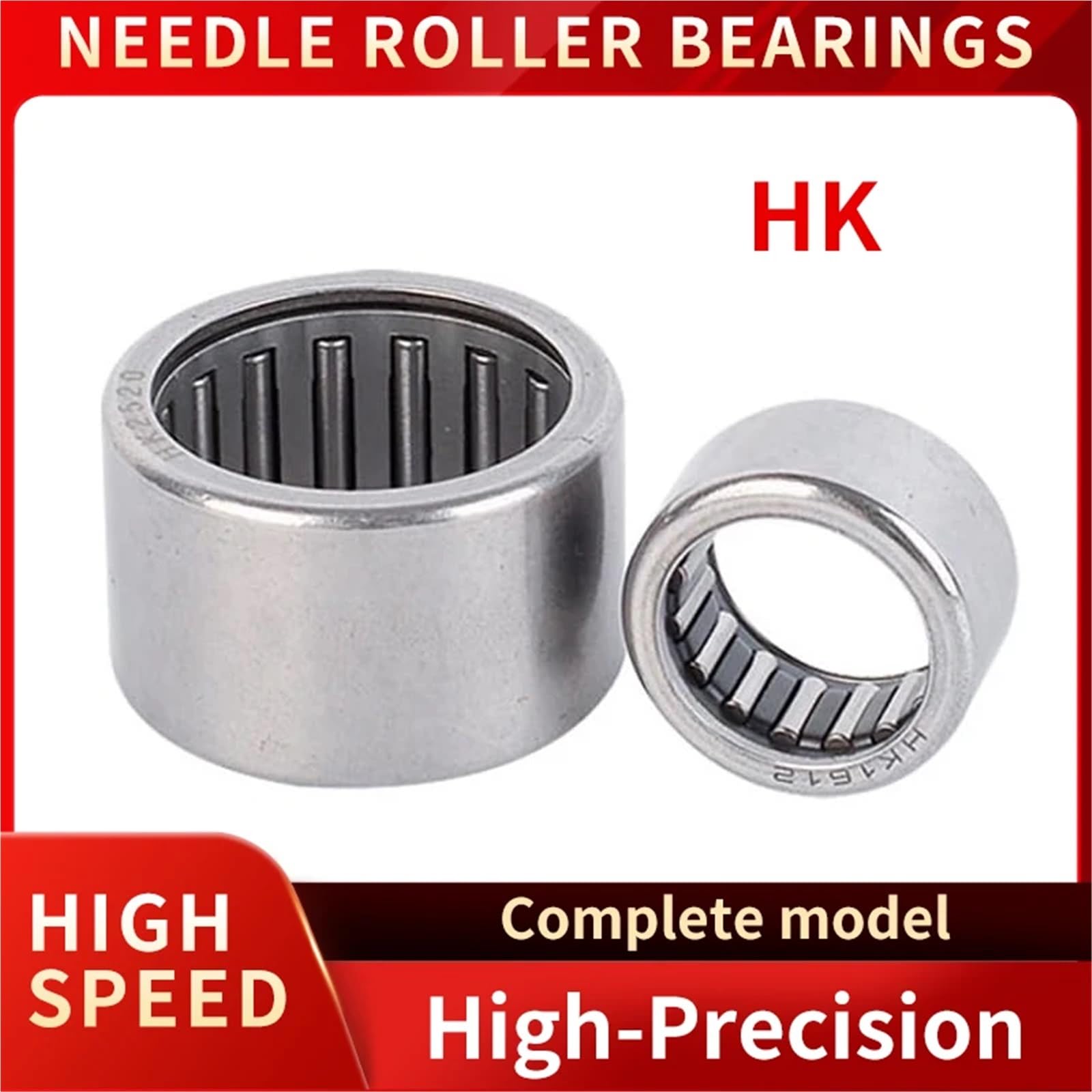 Rodamientos De Agujas Rodamientos de agujas sin anillo interior (5 o 10 unidades) HK 2220 2225 2512 2516 2518 2520 2522 2525 2526(10Pcs,HK2522 25x32x22)