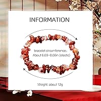 Vista 19 de Natural Gemstone Bracelets, Natural Crystal Chip Bead Bracelet, Natural Gemstone Chakra Crystal Healing Stretch Bracelets, Jewelry Accessories