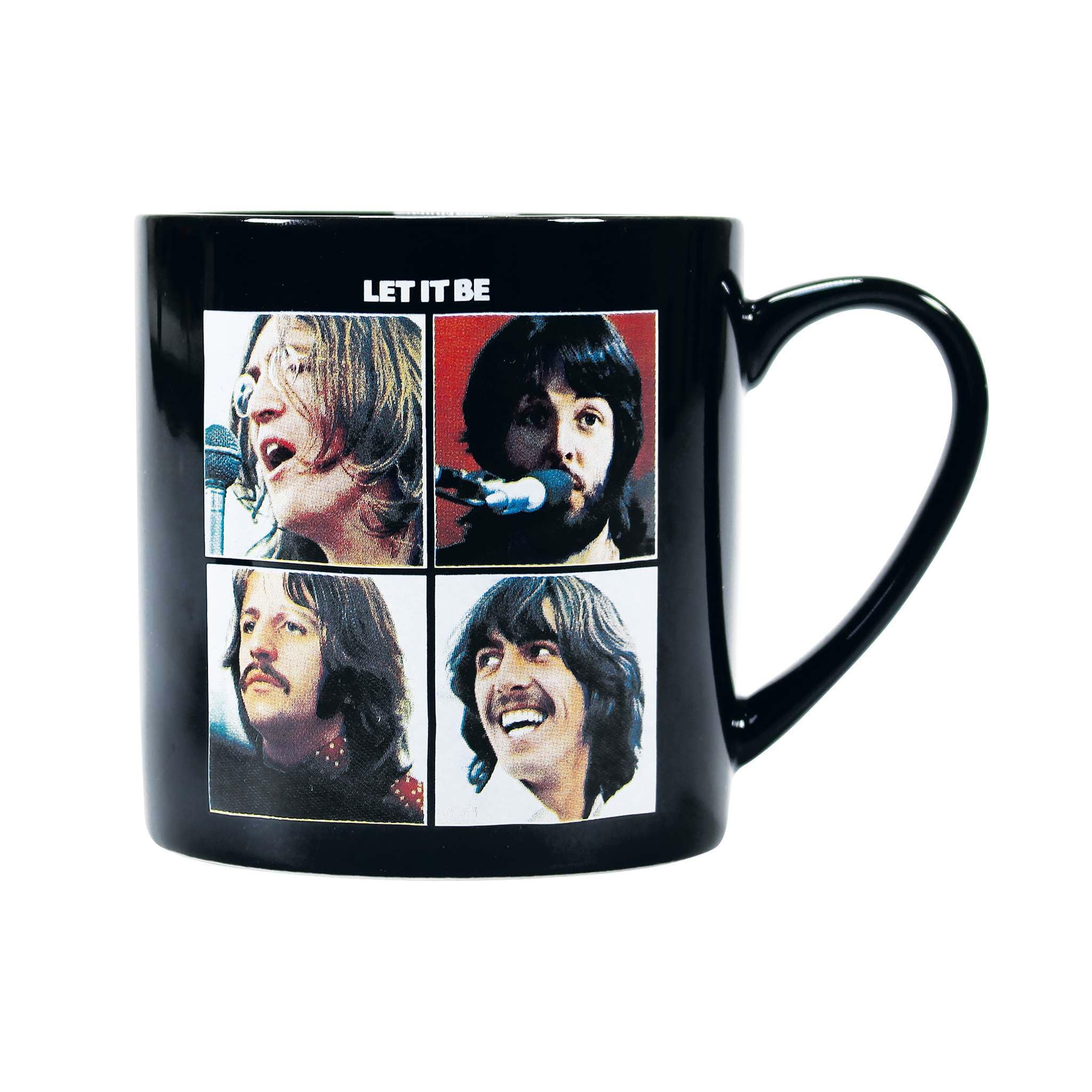 Half Moon Bay | The Beatles | Let It Be Album Cover | Black Ceramic Coffee Mug | Official Merchandise | Workshop, Garage & Record Desk Companion | Father’s Day 2026 Gift for Dad