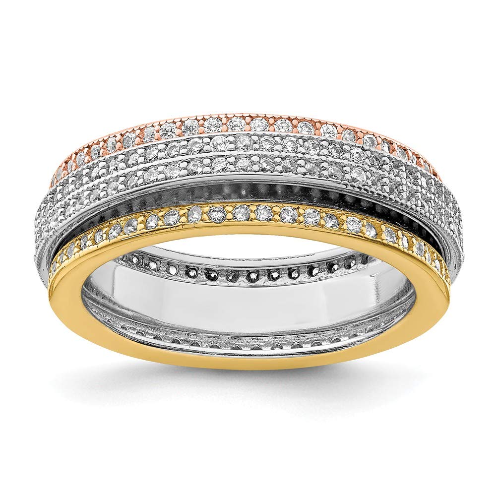 Ring Eternity Stackable Fancy/Cz Fashion Jewelry For Women Gifts For Her