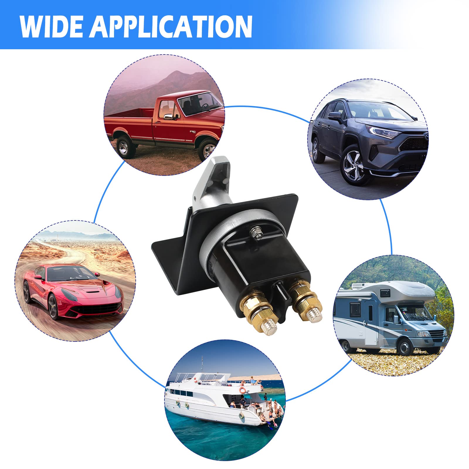 Snapklik.com : 12V-36V 20247 Battery Disconnect Switch