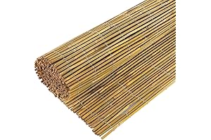 6ft x 8ft Natural Bamboo Fence: Privacy and Beauty for Your Outdoor Space
