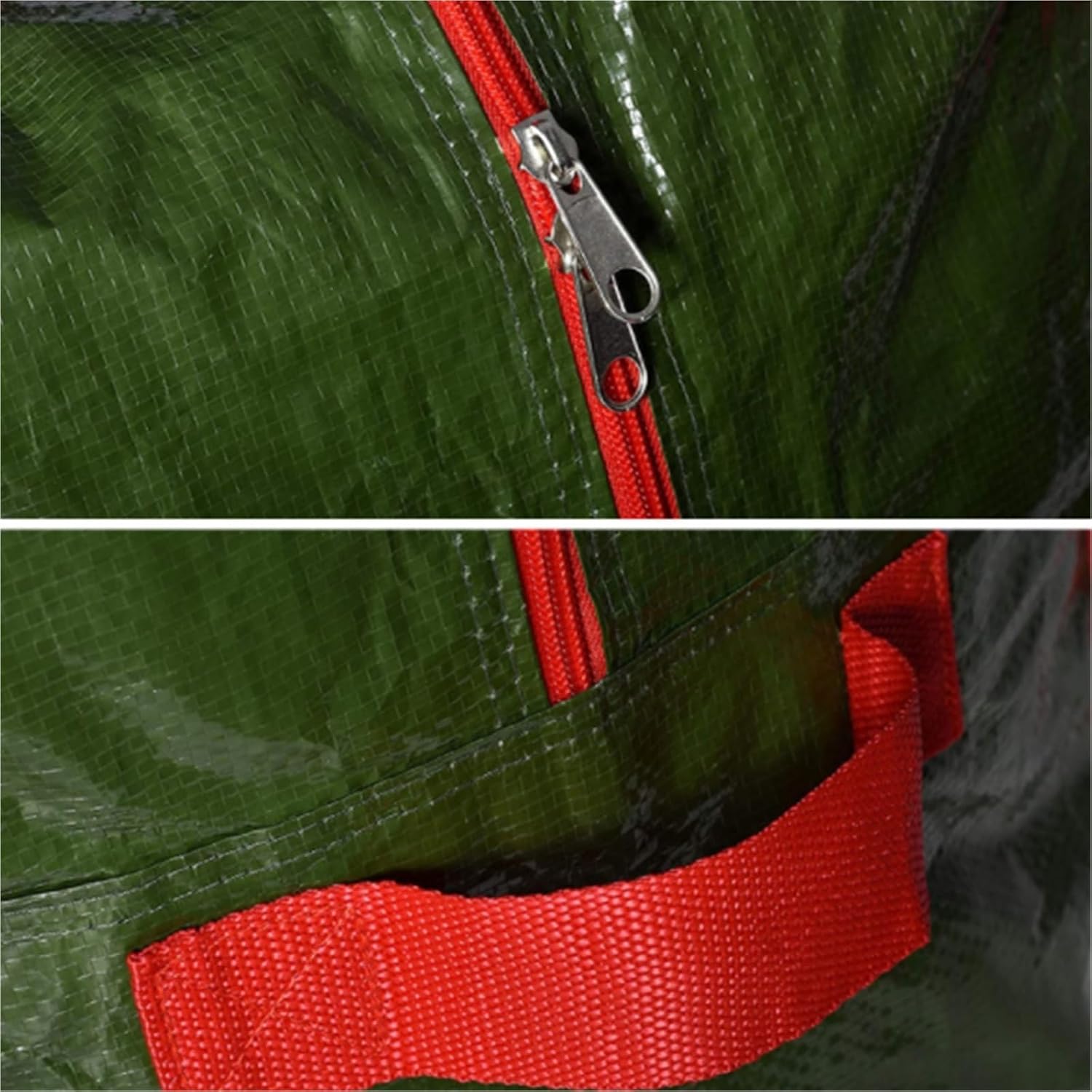 Tree Bag Christmas Tree Storage Bag Foldable Tote with Double Zippers and Handles Christmas Storage(165x38x76cm)
