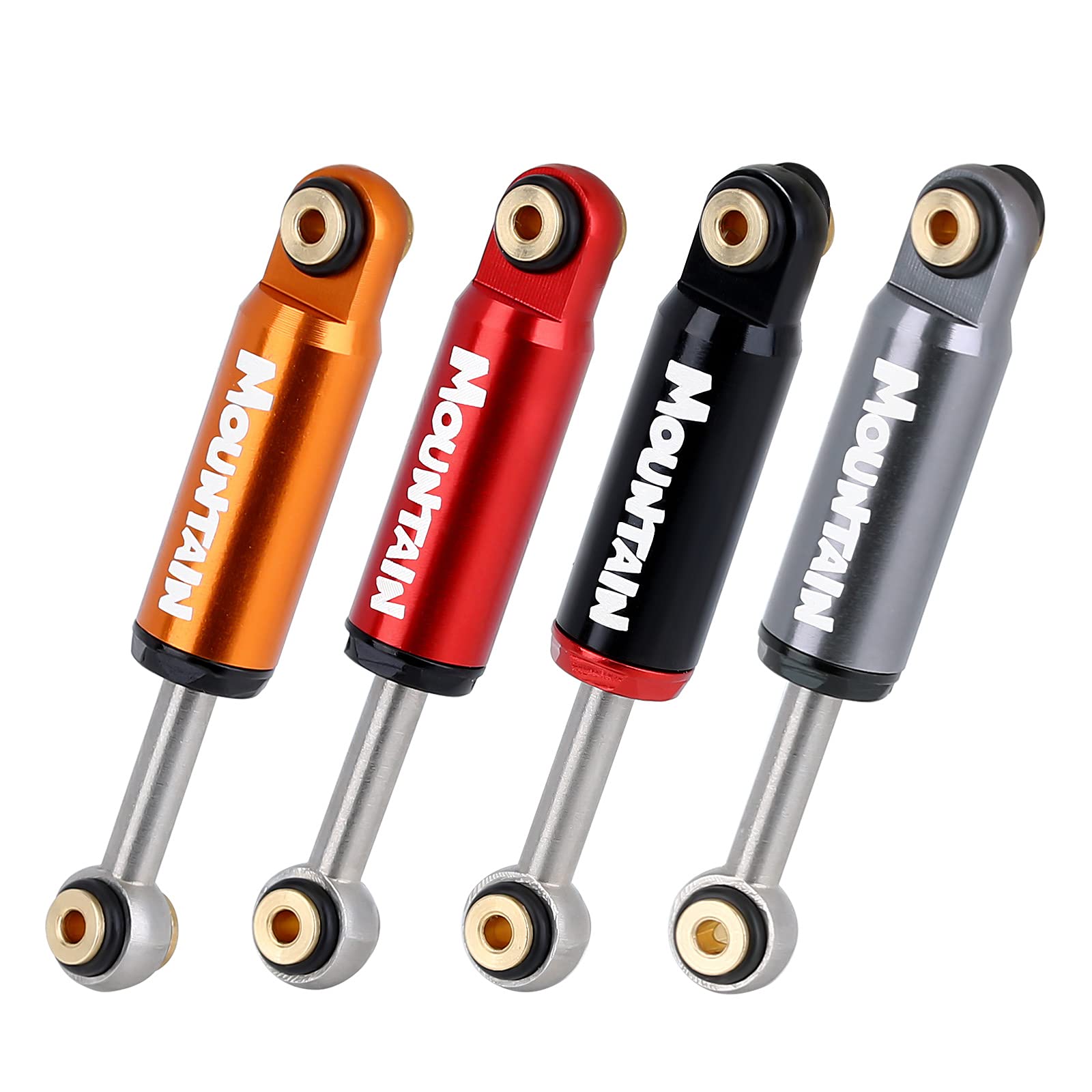 INJORA RC Ammortizzatori 4pcs 32mm RC Shock Absorber per 1:24 RC Crawler Axial SCX24 AXI90081 AXI00002 AXI00001 (Grigio)