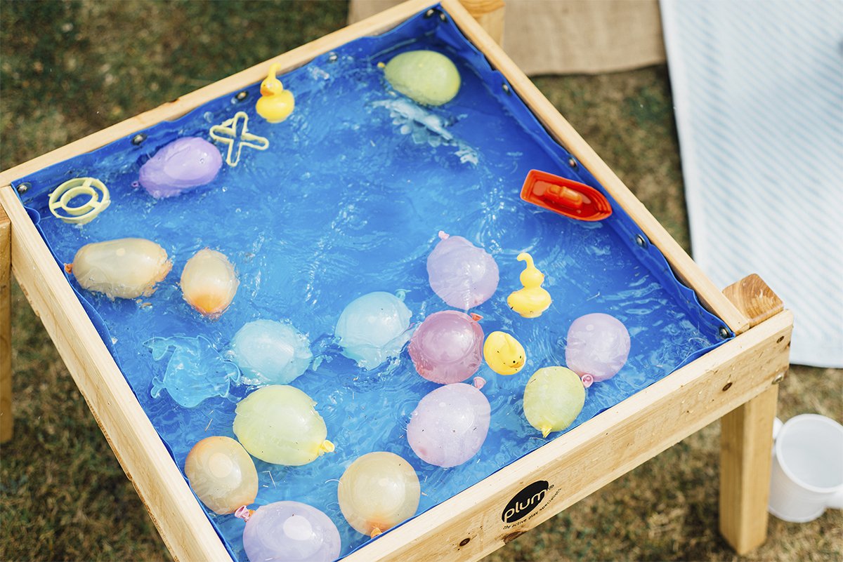Plum Products Build and Splash - Mesa De Juegos con Agua Y Arena Madera