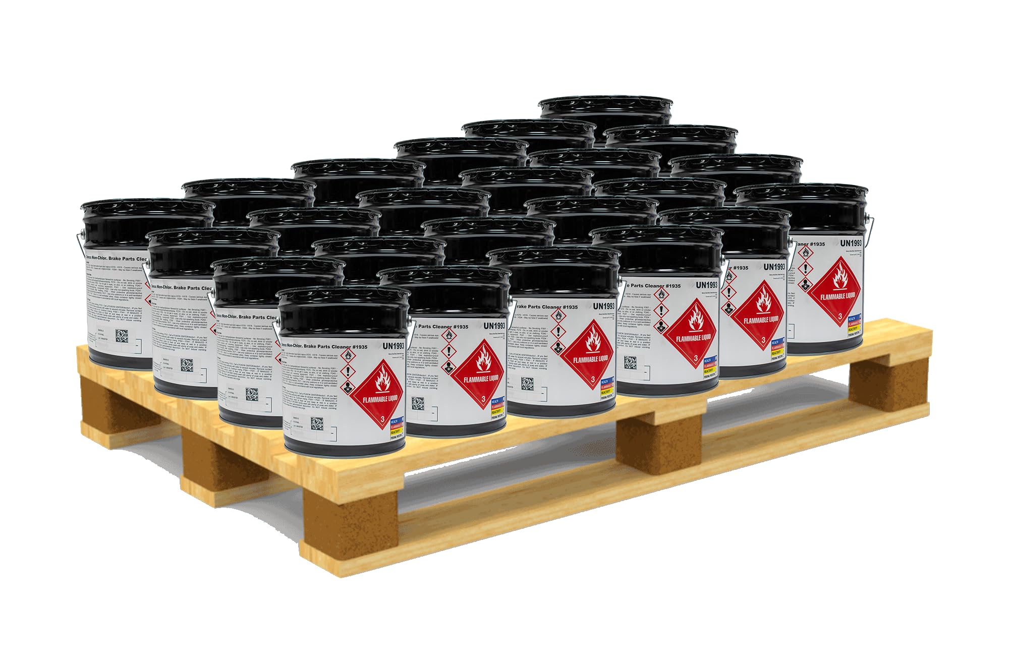 Denco #1935-5 Gallon Pail of Brake and Parts Cleaner - Non Chlorinated, Automotive, Industrial Cleaner and Degreaser - 24 Pails