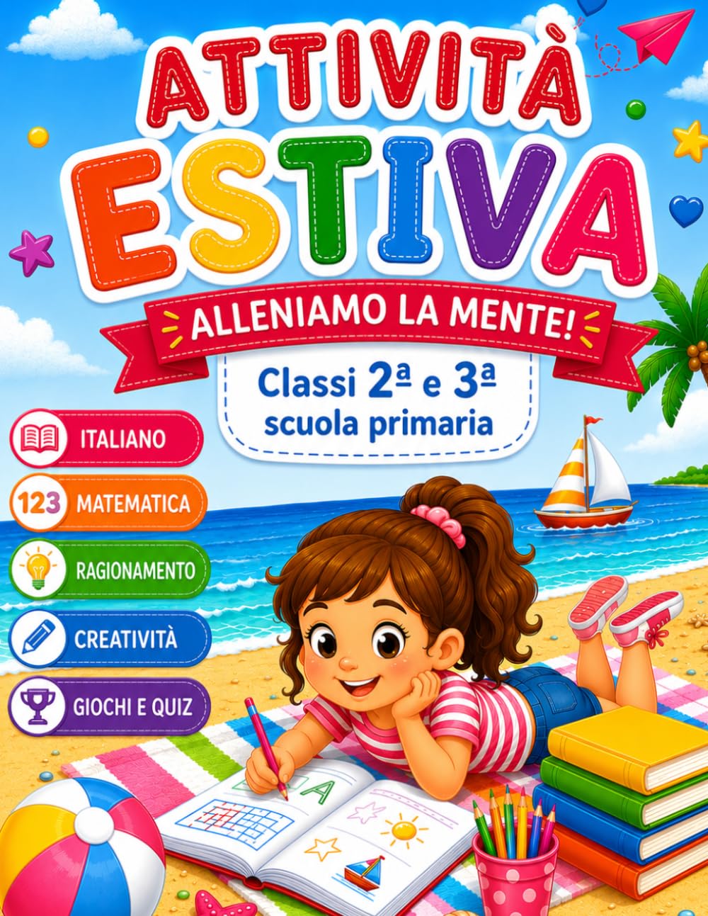 Attività Estiva per Bambini: Giochi, esercizi e attività creative per la classe 2ª e 3ª primaria