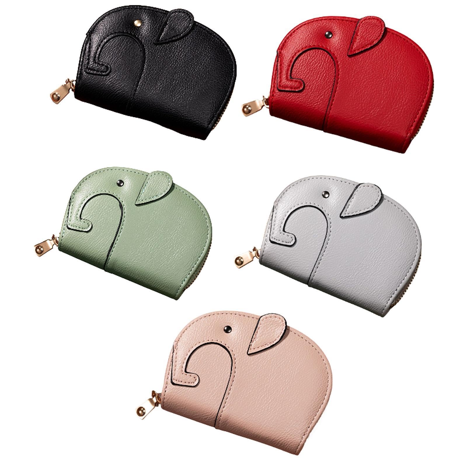 Elephant Credit Card Wallet Cute Card Pocket for Travel Birthday Gift Street Black-image-47