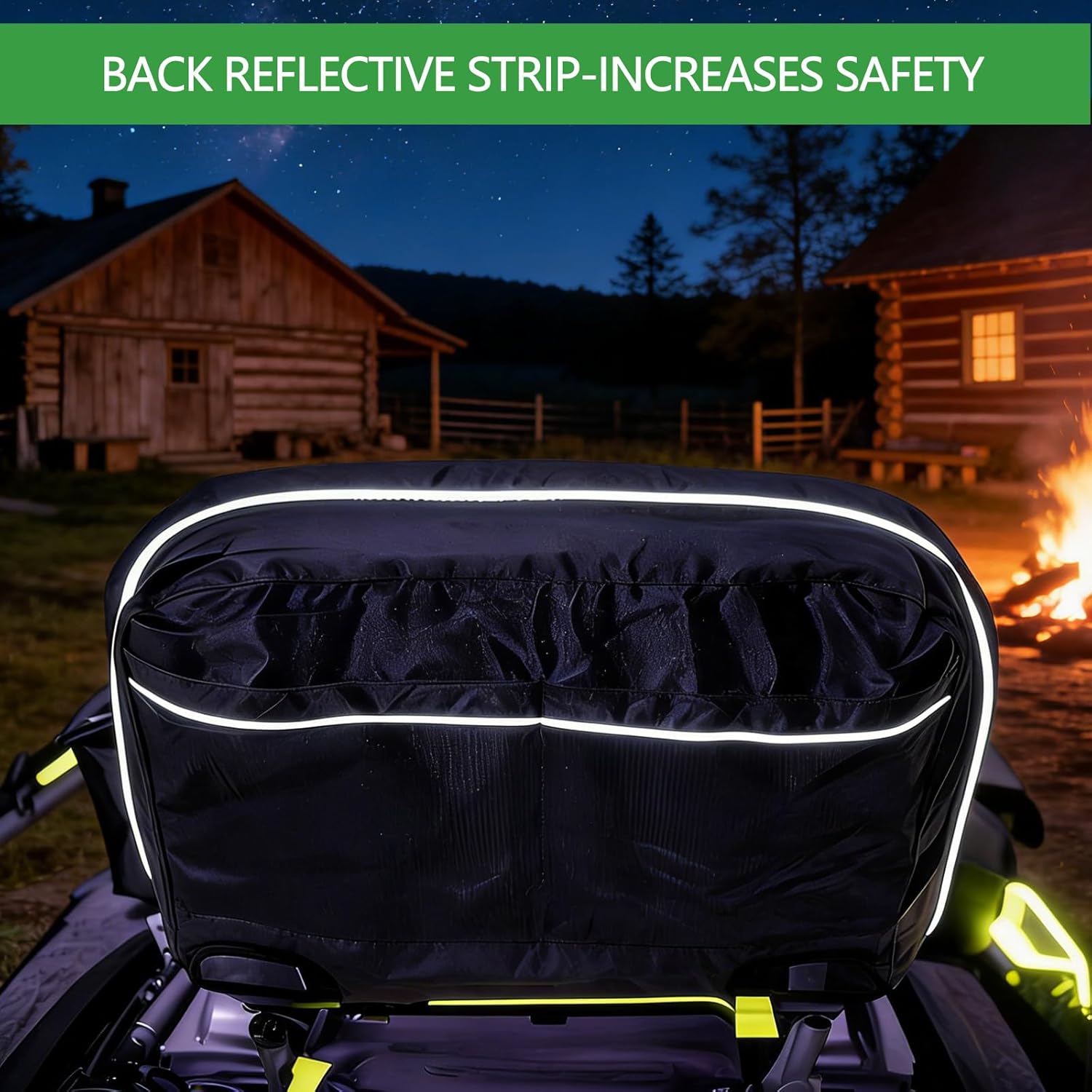 Riding Lawn Mower Seat Cover,Heavy Duty 600D Oxford Waterproof Tractor Seat Cover with Side Pockets for 12.2-14.2''H Seat,Fits John Deere,Kubota,Cub Cadet,Husqvarna Lawn Mower Tractor-Camo M