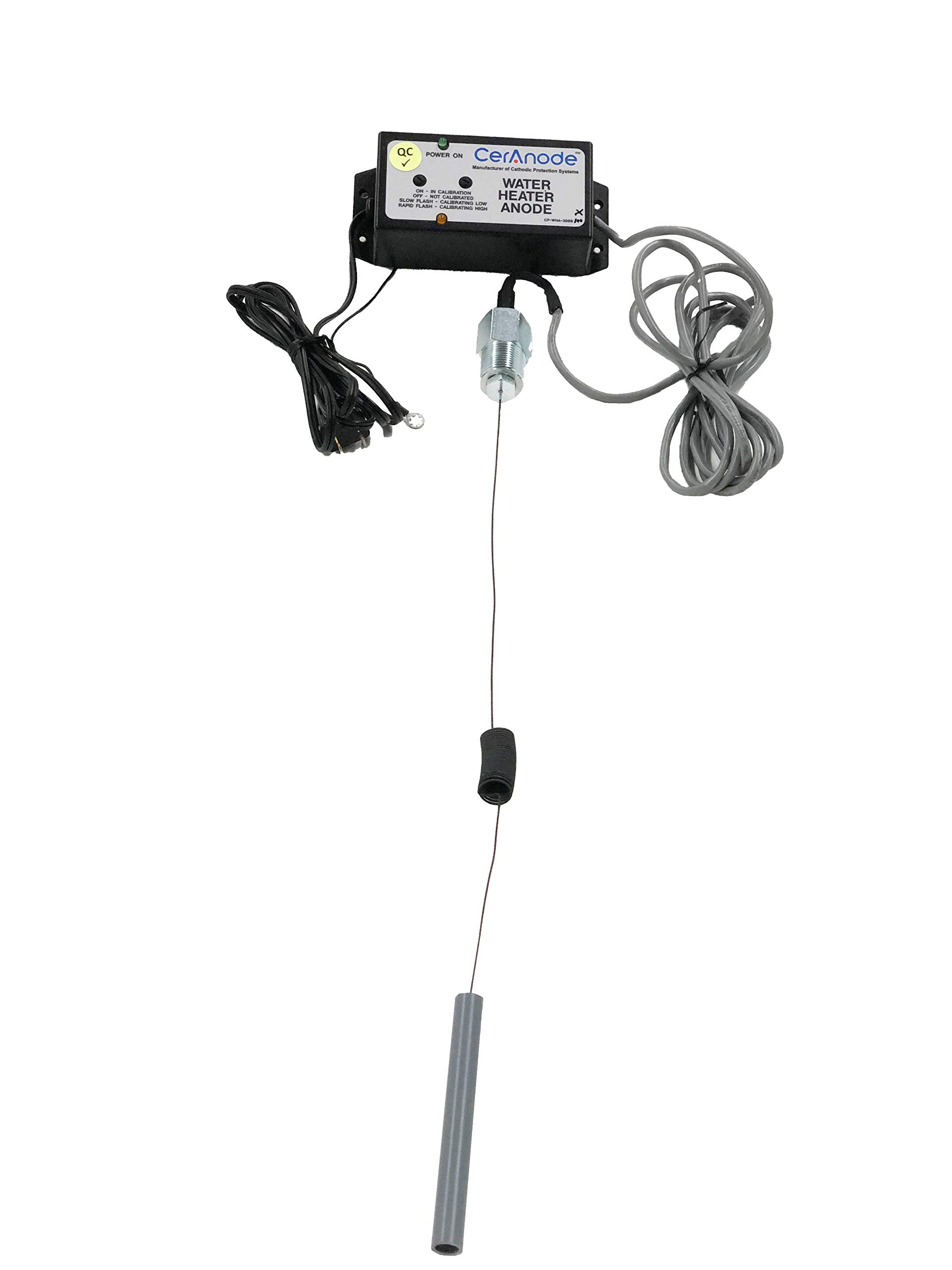 CerAnode Expandable-Spring Powered Water Heater Anode Rod (20-100 gal tank)