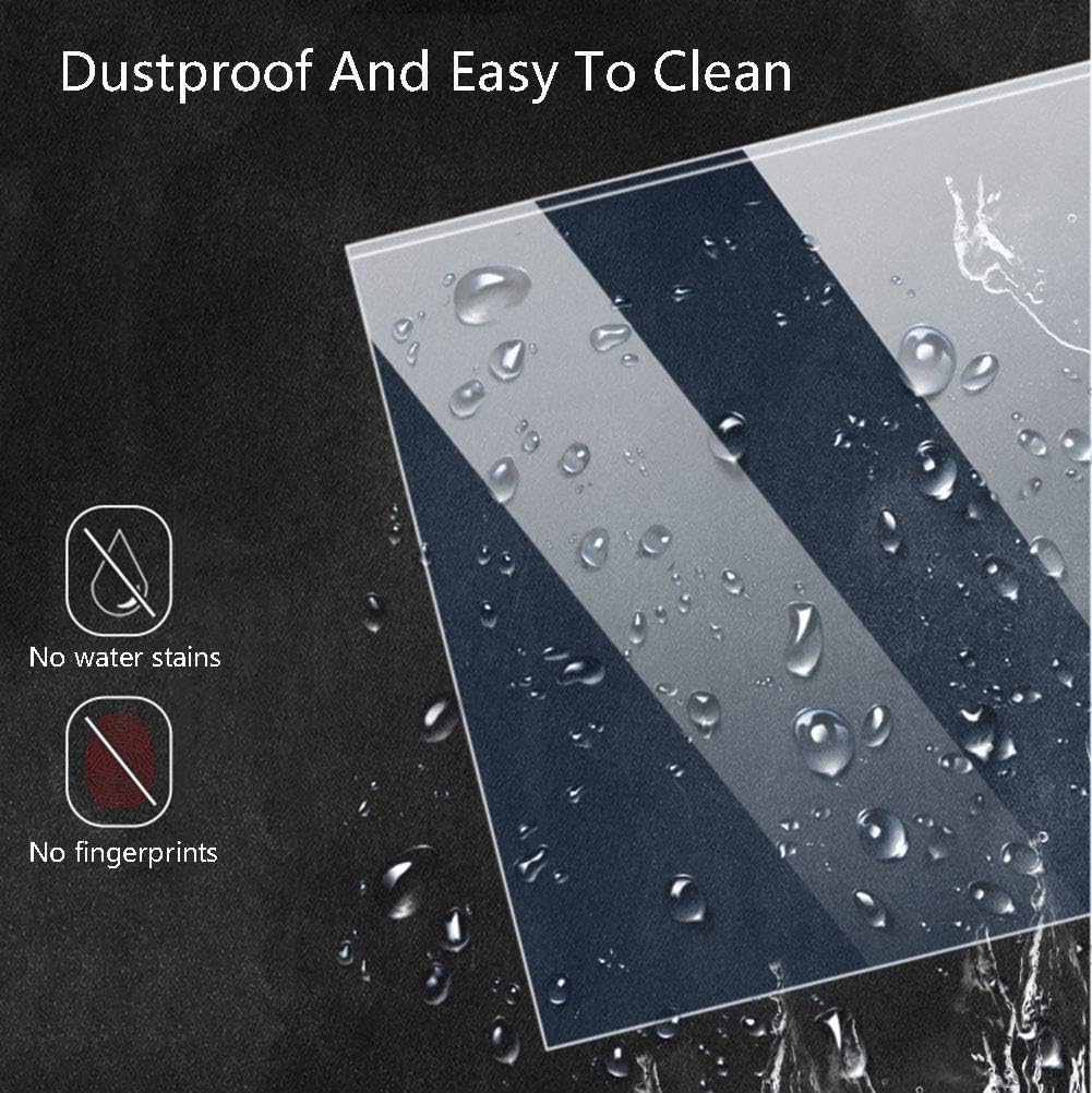 WSHA Removable Screen Protector Hanging Blue Light Blocking Anti-Glare Anti-UV Eye Protection Filter Film Acrylic Panel for Desktop Monitor Flat and Micro-Curved Surfaces,55inch