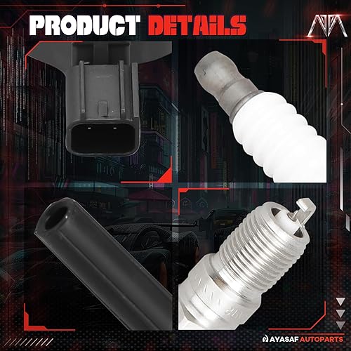 Miniatura 2 de MAYASAF DG508 Bobinas de encendido y bujías Juego de 8 unidades para Ford 2003-2014 E-150, 1997-2002 E-150 Econoline/E-250 Econoline, 1997-1998