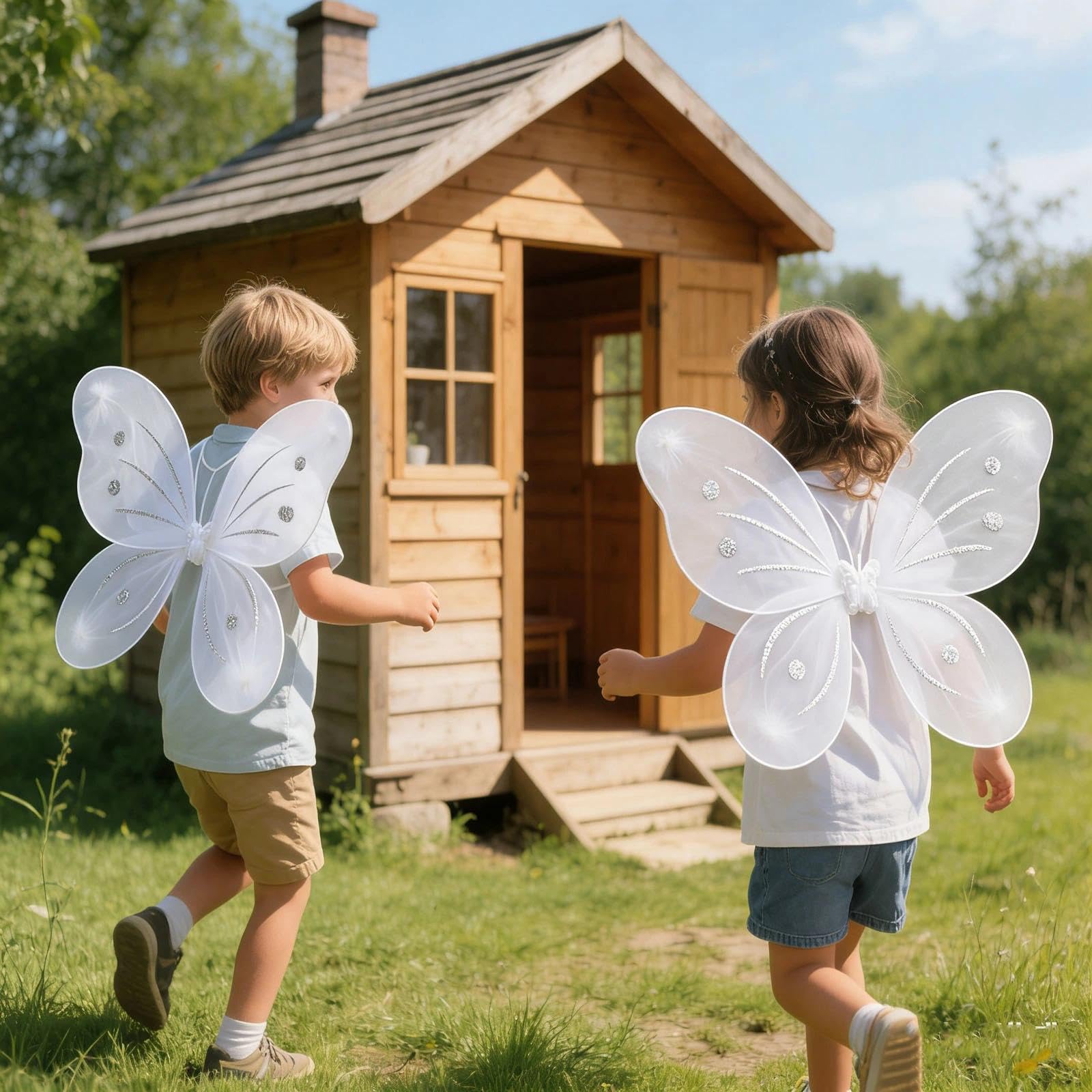 Ailes de Papillon Fées pour Adultes – Costume Fée avec Ailes d’Ange ou de Papillon – Déguisement Fée Adulte pour Carnaval, Mariage, Soirée Thème – Fairy Wings Adult, Butterfly Wings Adult