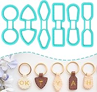TAINSKY 12 Basic Shapes Polymer Clay Keychain Cutters - Boho Earring Cutters for Jewelry, Precision 0.4mm Edge with Storage Box