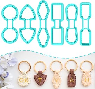 TAINSKY 12 Basic Shapes Polymer Clay Keychain Cutters - Boho Earring Cutters for Jewelry, Precision 0.4mm Edge with Storage Box