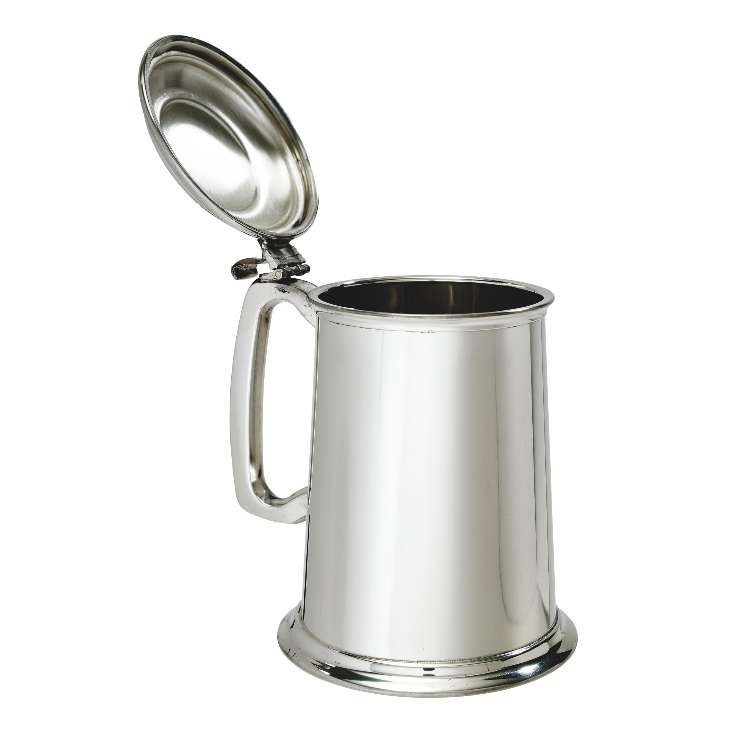 Wentworth Bierkrug aus Zinn mit Deckel, einfarbig, 1 Pint