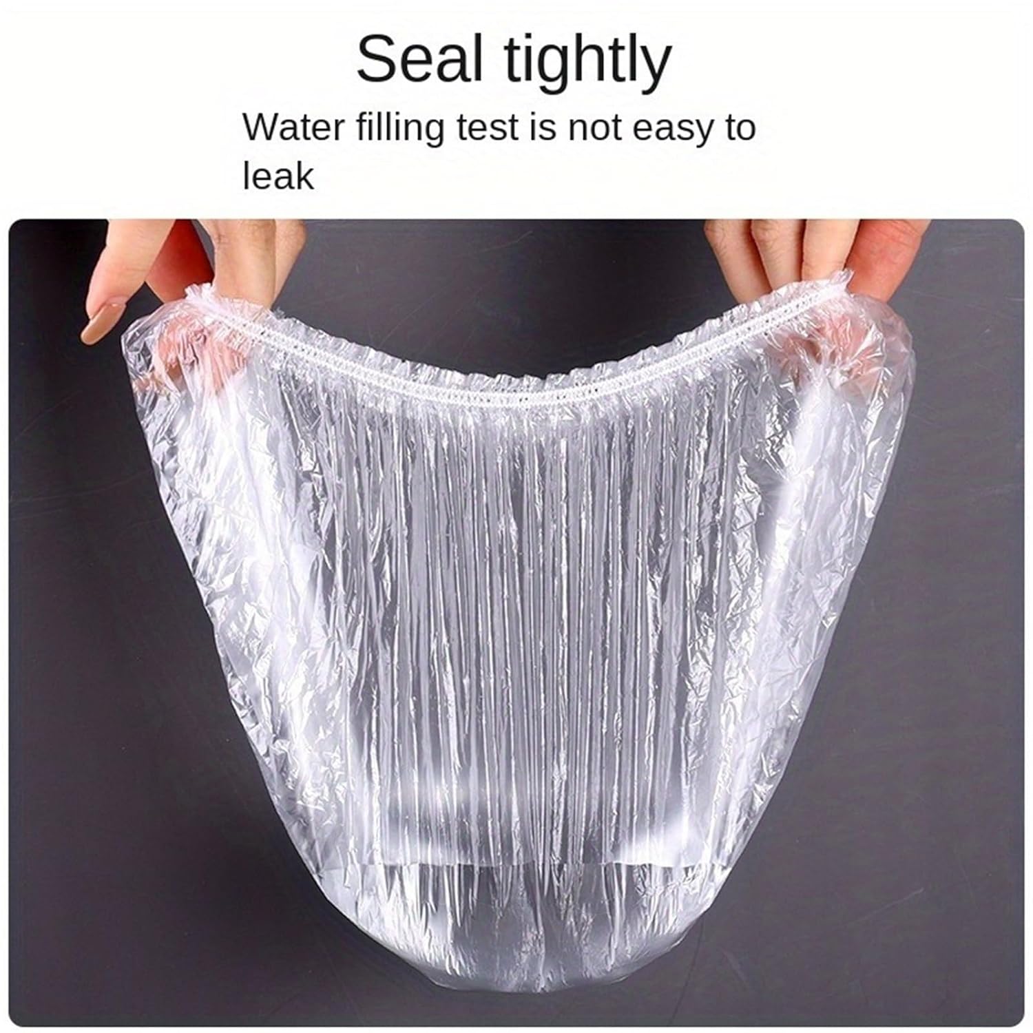 Disposable Shower Caps 200pcs Large-Sized Disposable Shower Cap For Women With Larger Thick Waterproof Bath Anti-Fume Butt Cover For Women Hair Treatment Travel Spa Hotel(White)